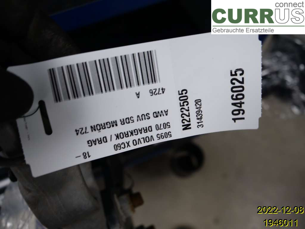 VOLVO XC60  18- Differential 36010143 B4204T23