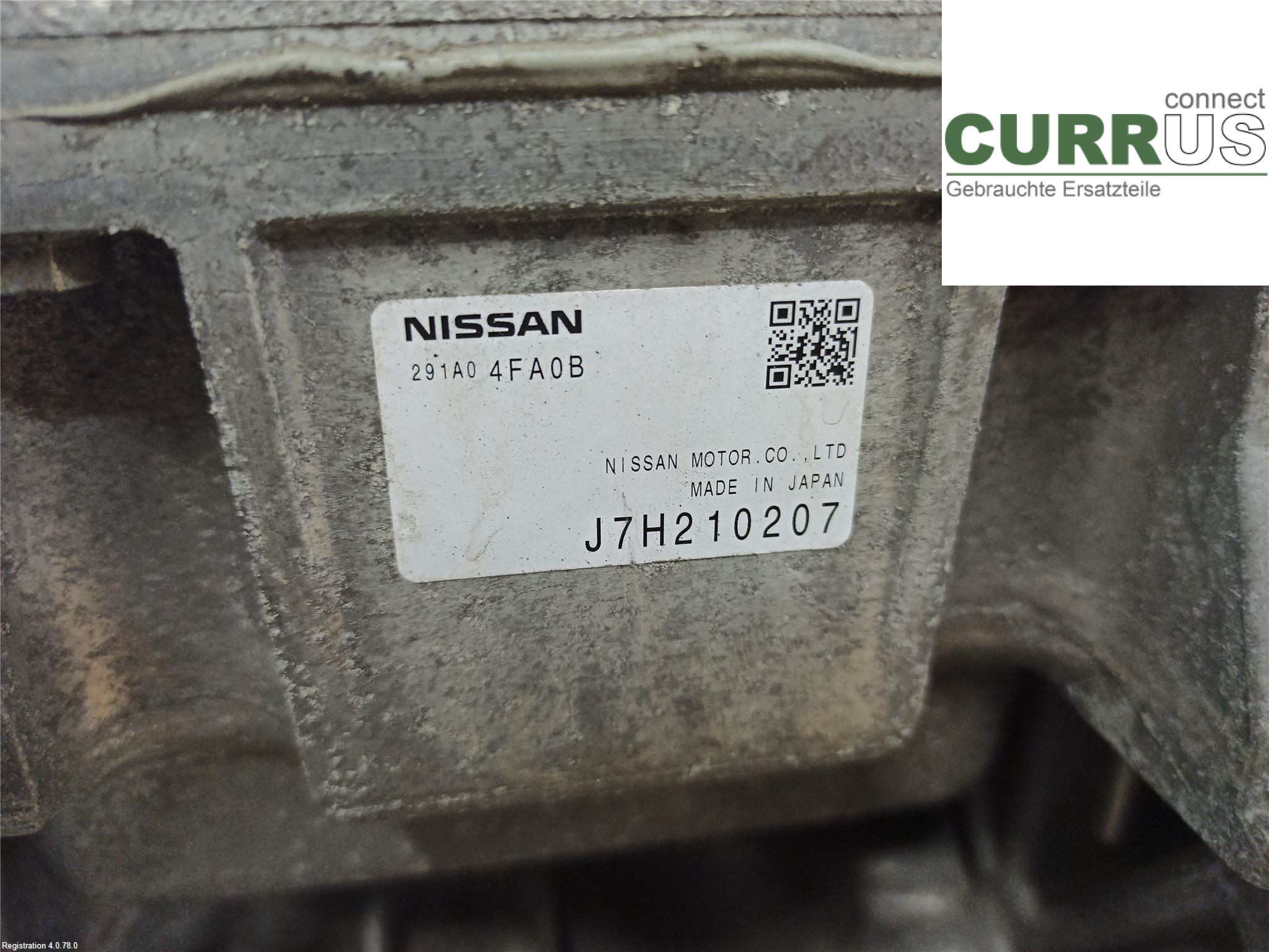NISSAN E-NV200 / EVALIA Engine 290A05SA0A EM57
