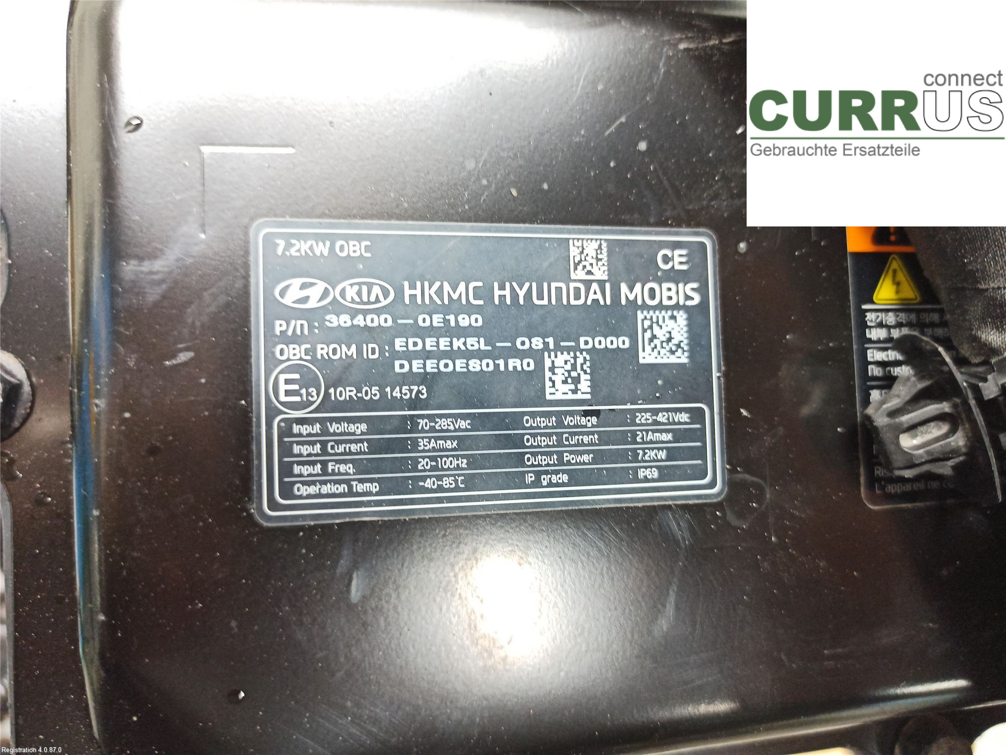 KIA NIRO (DE) 17- Motor 365000E710 EM16