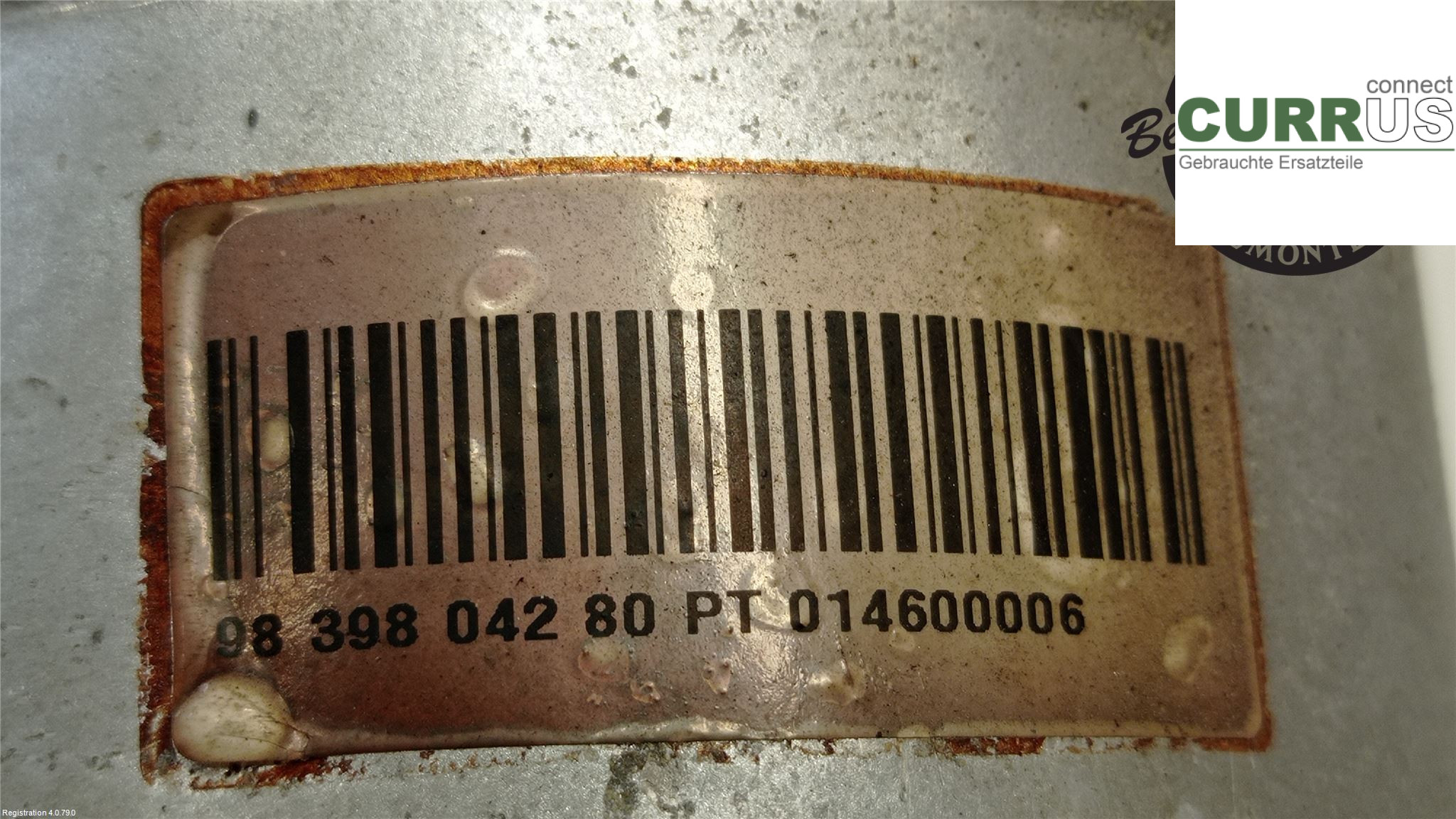 PEUGEOT 2008   20- KATALYSATOR 98 398 042 80 HNS