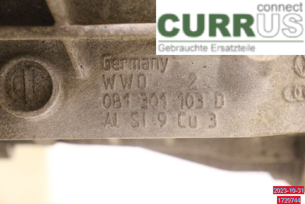 AUDI A4/S4  08-11 Gearbox (6-speed) 0B2300027LX 2.0 TDI