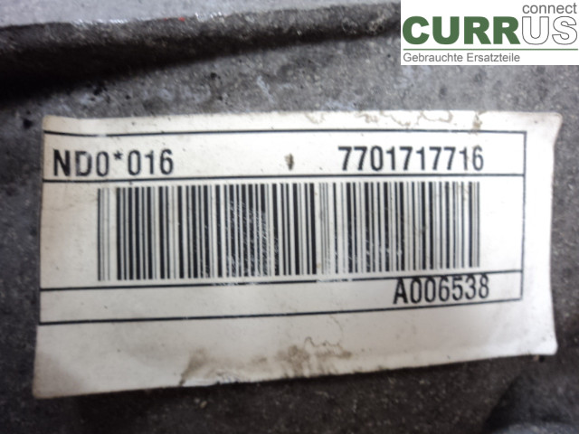 RENAULT MÉGANE II  03-05 6-Gang-Getriebe 7711135845 F4R-770 2,0