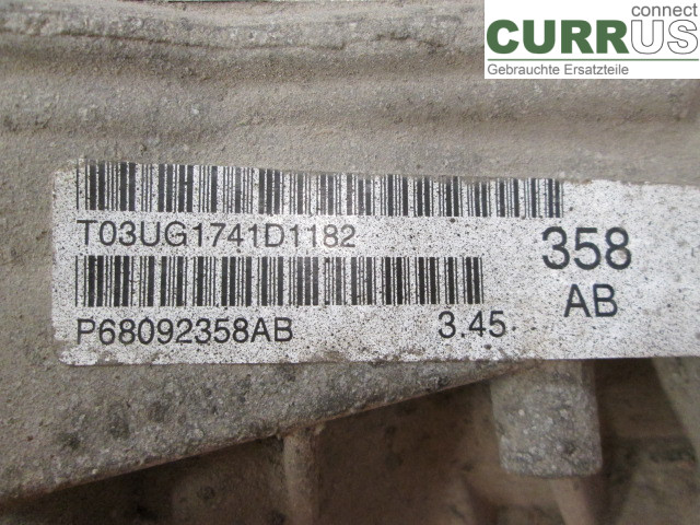 DODGE DURANGO Differential 68092358AB T 5.7L HEMI