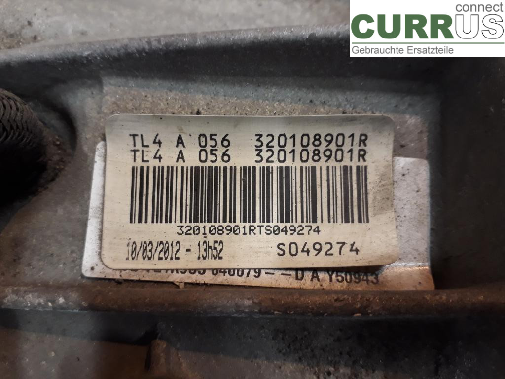 RENAULT MEGANE III 09-15 Gearbox (6-speed) 8201601333 K9K-636