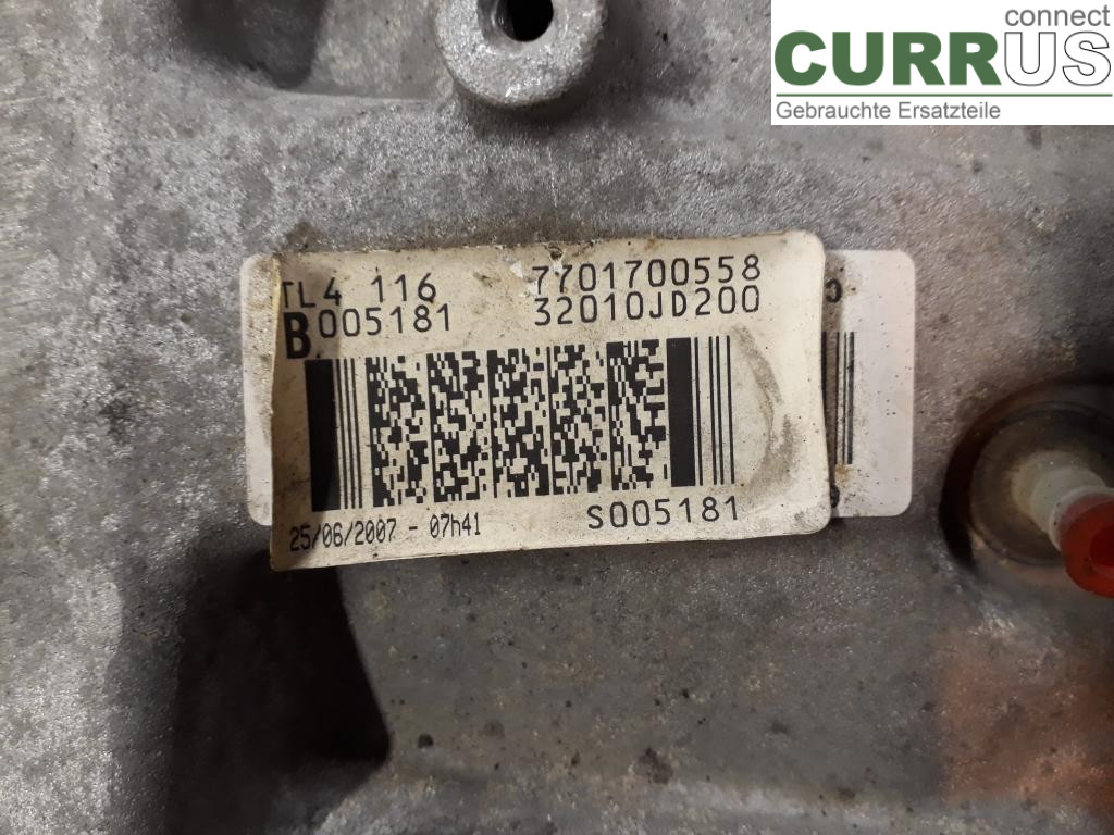 NISSAN QASHQAI   07-10 Gearbox (6-speed) 3201000Q4G MR20DE