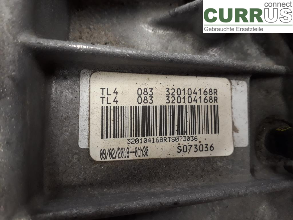 RENAULT KADJAR  15- Gearbox (6-speed) 320104168R H5F-408