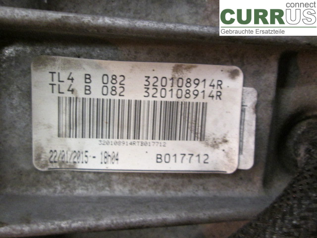 DACIA DUSTER  10-17 Gearbox (6-speed) 320108419R H5F-404