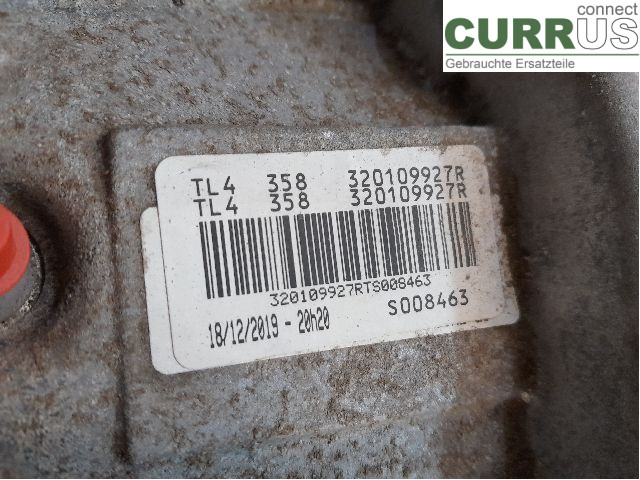 DACIA DOKKER Gearbox (6-speed) 320109927R K9K-872