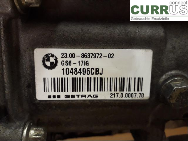 BMW 1 F20/F21   11-19 6-växlad växellåda 23008650906 B47-D20A