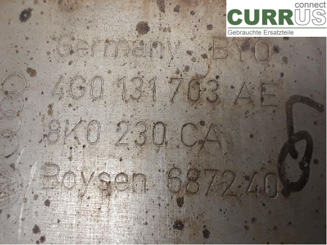 AUDI A4/S4  B9 16-19 KATALYSATOR 8W0254400FX DETA
