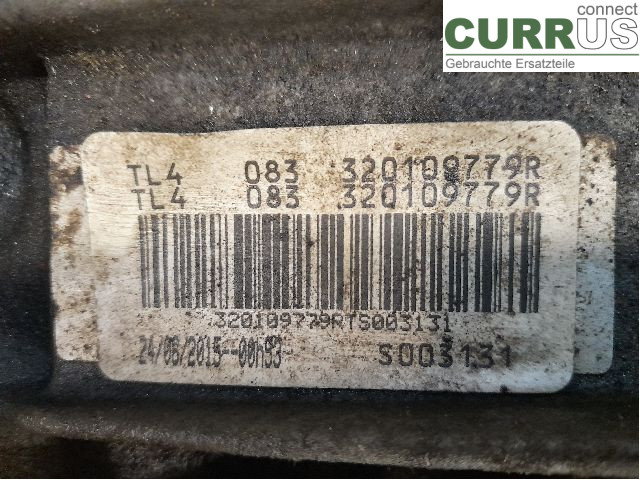 RENAULT KADJAR  15- Gearbox (6-speed) 320104168R H5F-408