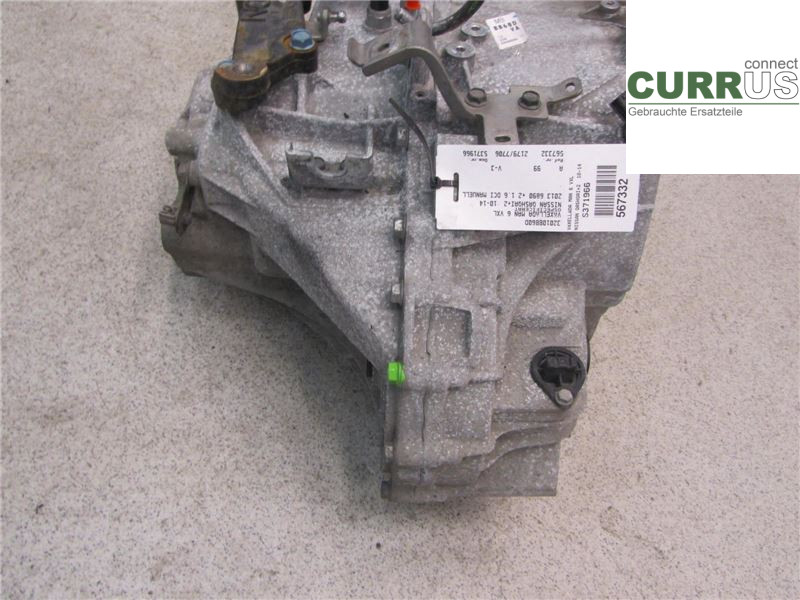 NISSAN QASHQAI+2  10-14 6-Gang-Getriebe 32010BB60D +2 1.6 DCI