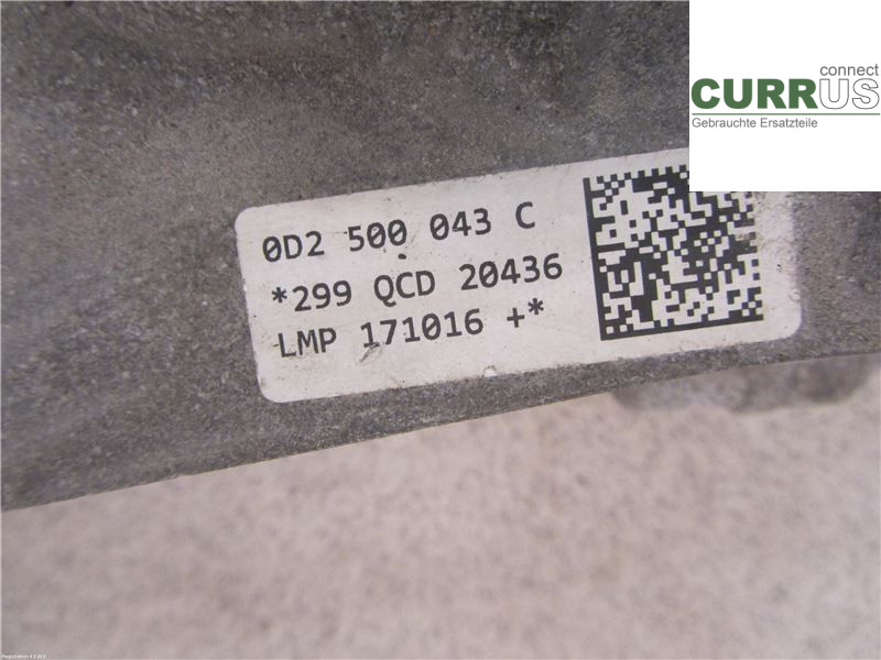 AUDI Q7/SQ7 Differential 0D2500043C 3,0 TDI
