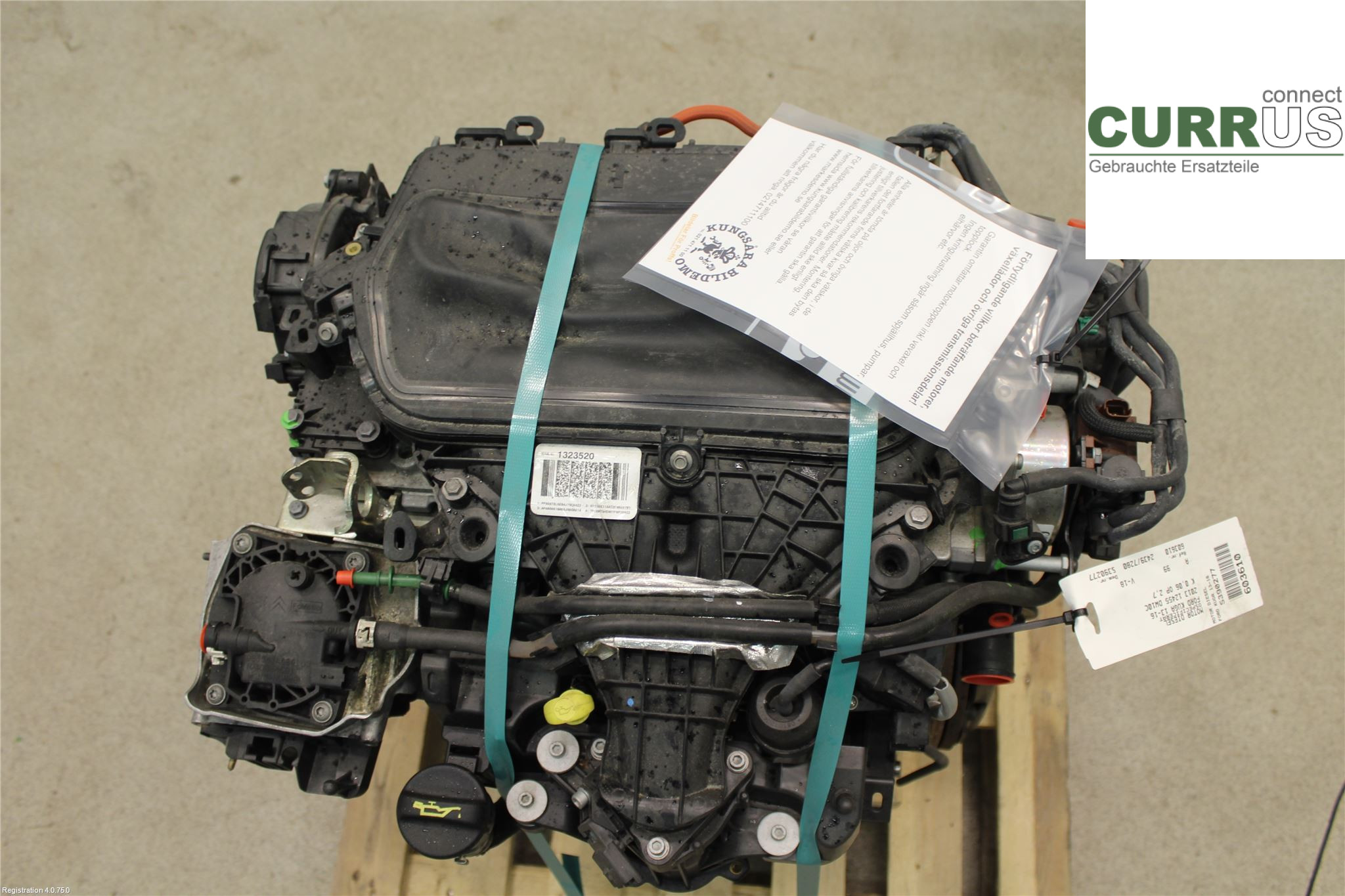 FORD KUGA  13-16 Silnik 1854467 DW10C
