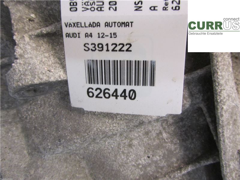 AUDI A4  12-15 Gearbox (Automatic) 0B5300056D CGLC