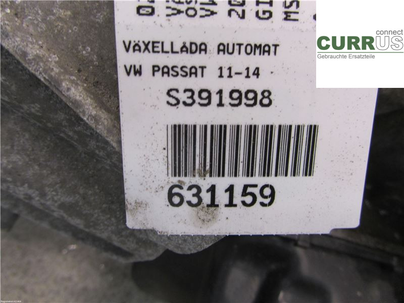 VW PASSAT  11-14 Gearbox (Automatic) 02E300054HX 2.0 CFGB