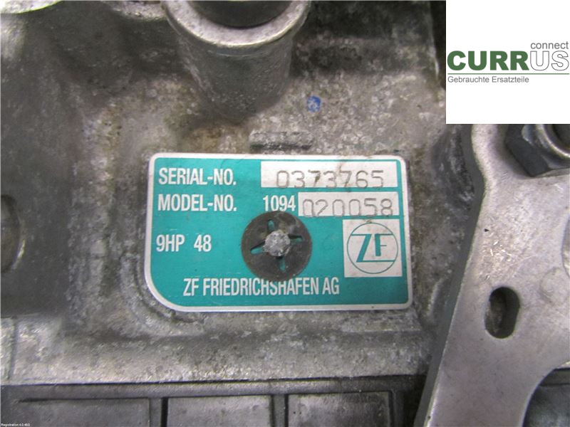 LAND ROVER EVOQUE  L538  11-18 Gearbox (Automatic)  2,0D AJ200D
