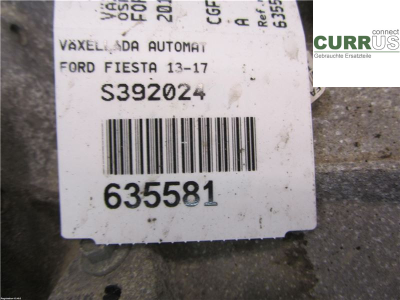 FORD FIESTA  13-17 Automatikgetriebe 2048231 1.0 C10FD0X