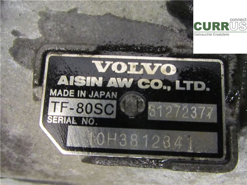VOLVO V60  11-13 Gearbox (Automatic) 36050937 2.0 D5204T2