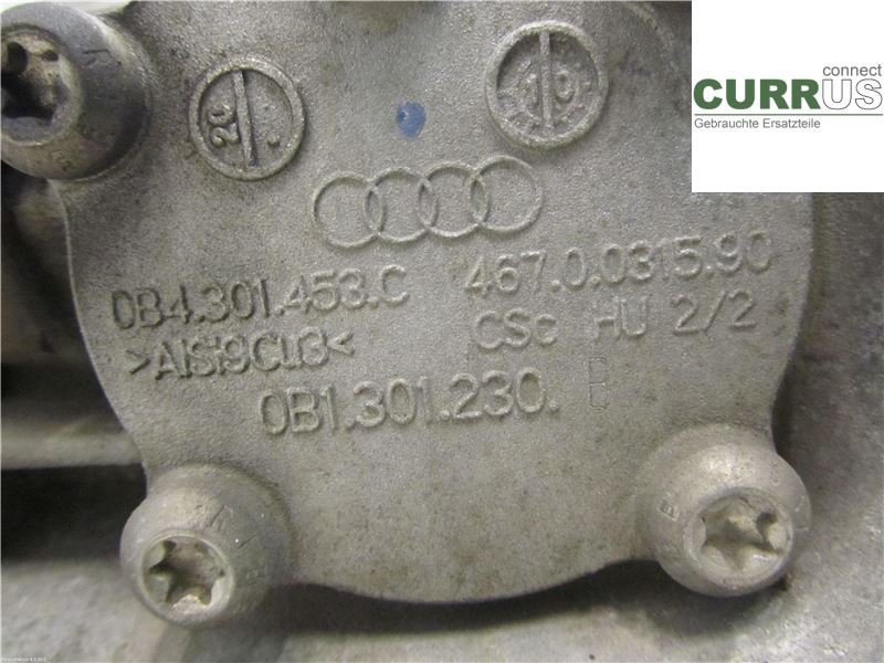 AUDI A4/S4  08-11 Boîte 6 vitesses 0B2300028AX 2.0 CFKA
