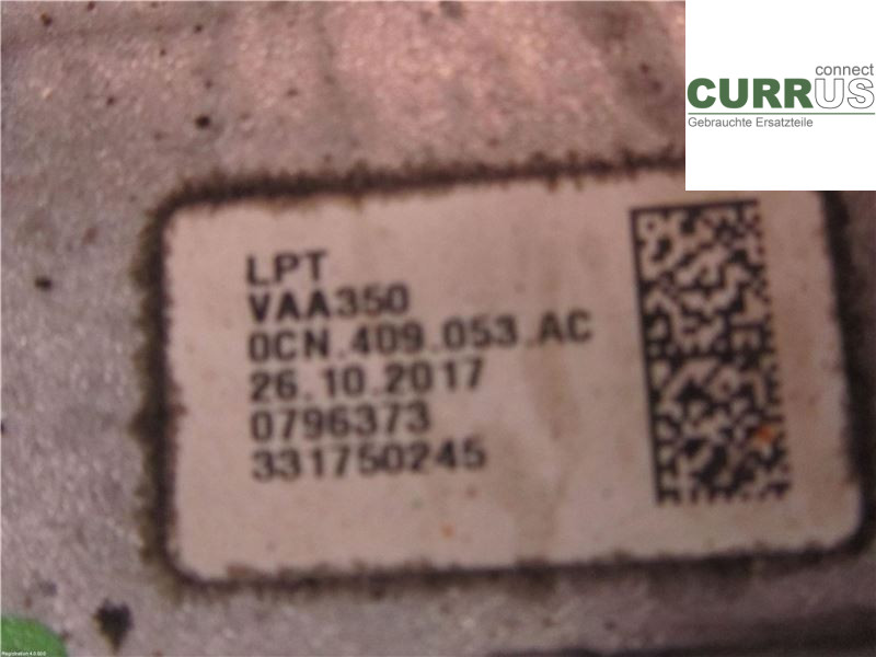 VW GOLF / E-GOLF VII   13-20 6-Gang-Getriebe 02Q300050DX 2,0 DCYA