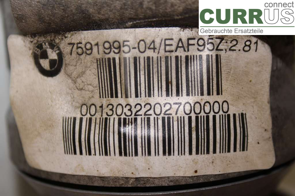 BMW 3 F30/F31/F80    12-19 Différentiel 31507591996 320d 184HK
