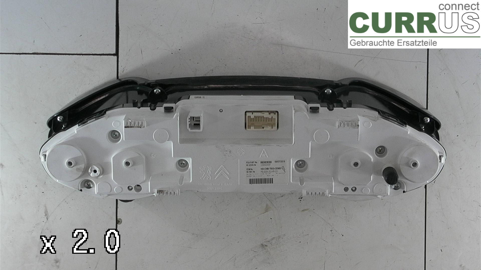  Bloc instruments / combiné 9809838380 1.6HDI