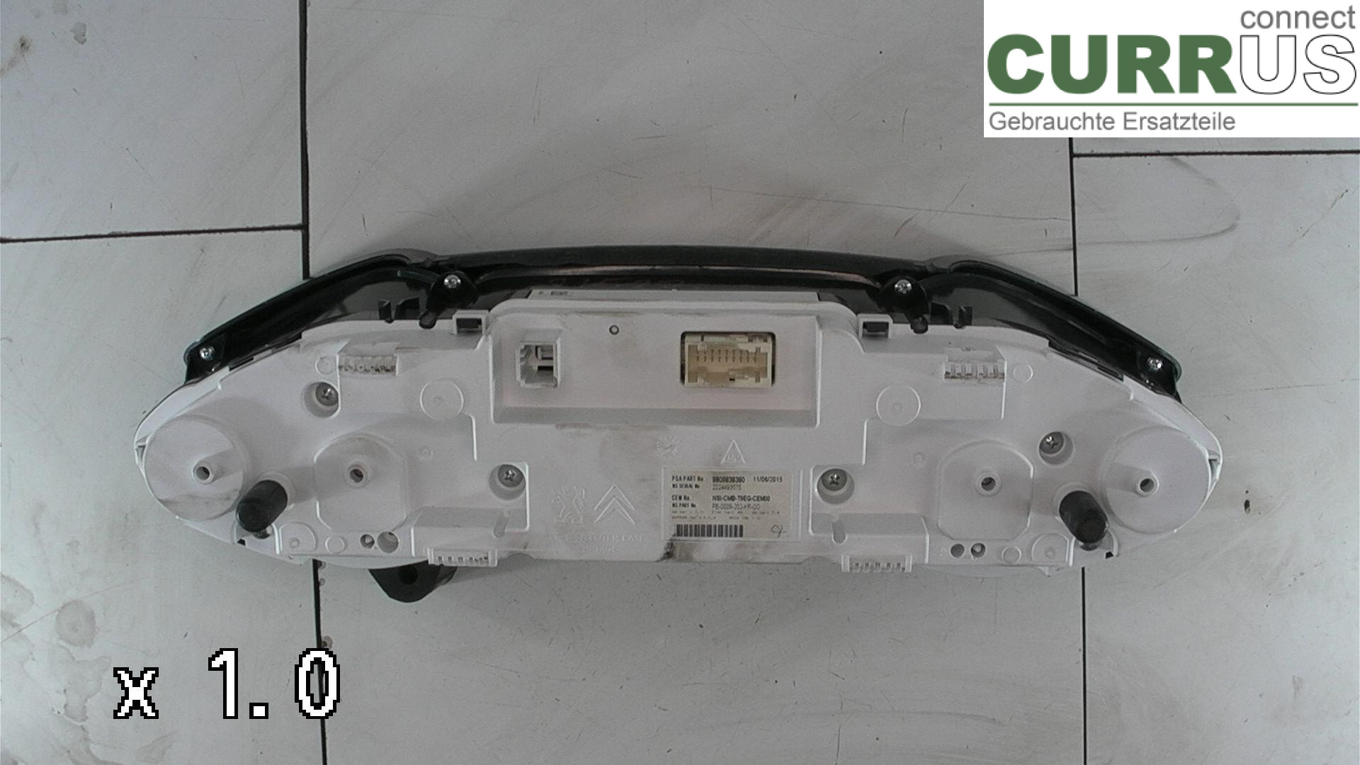  Bloc instruments / combiné 9809838380 1.6HDI
