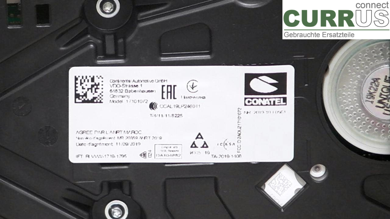  Instrument cluster / comb 6V0920740D 1.0TEK4