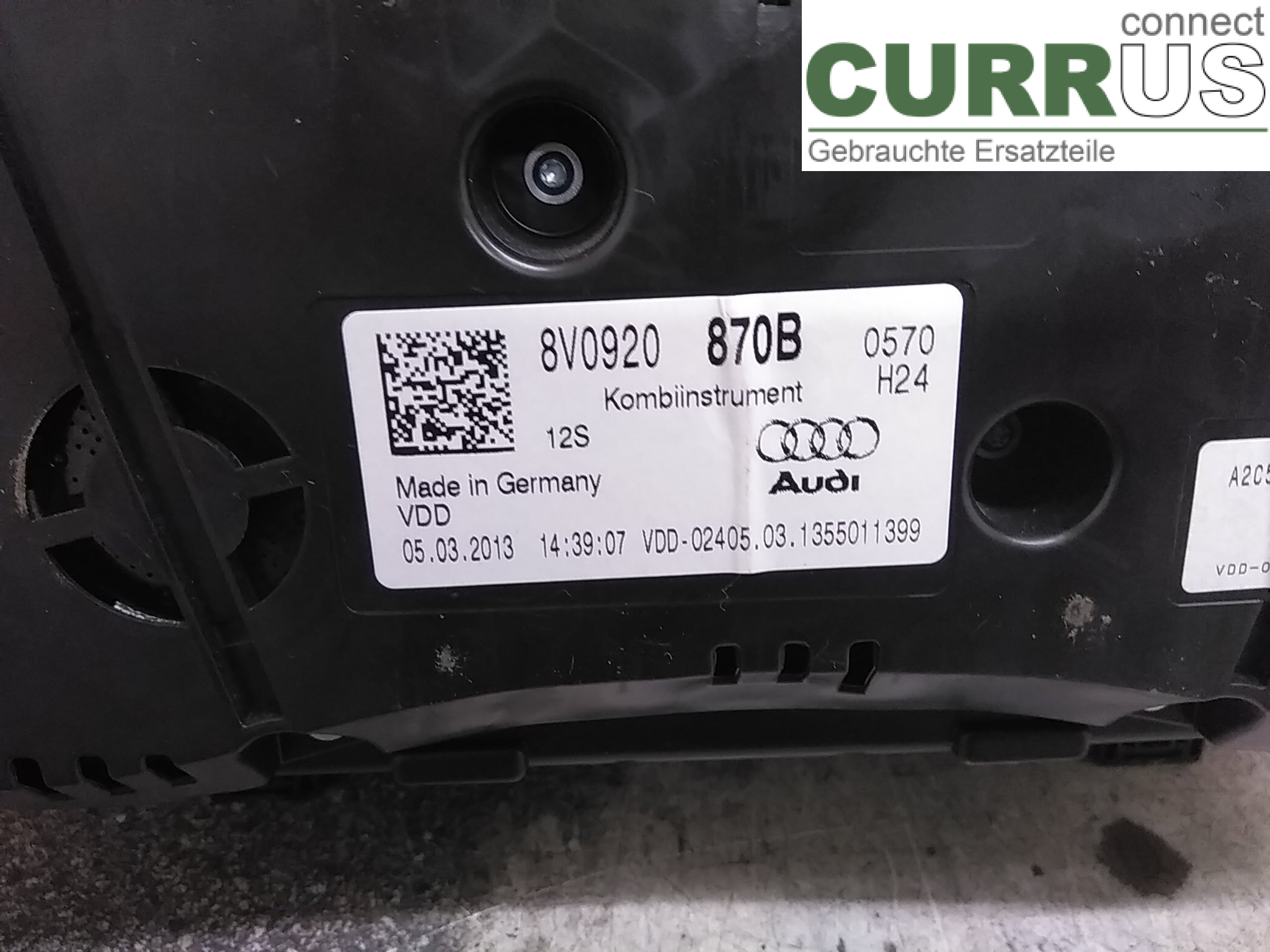  Instrument cluster / comb 8V0920870B 1.6TDI