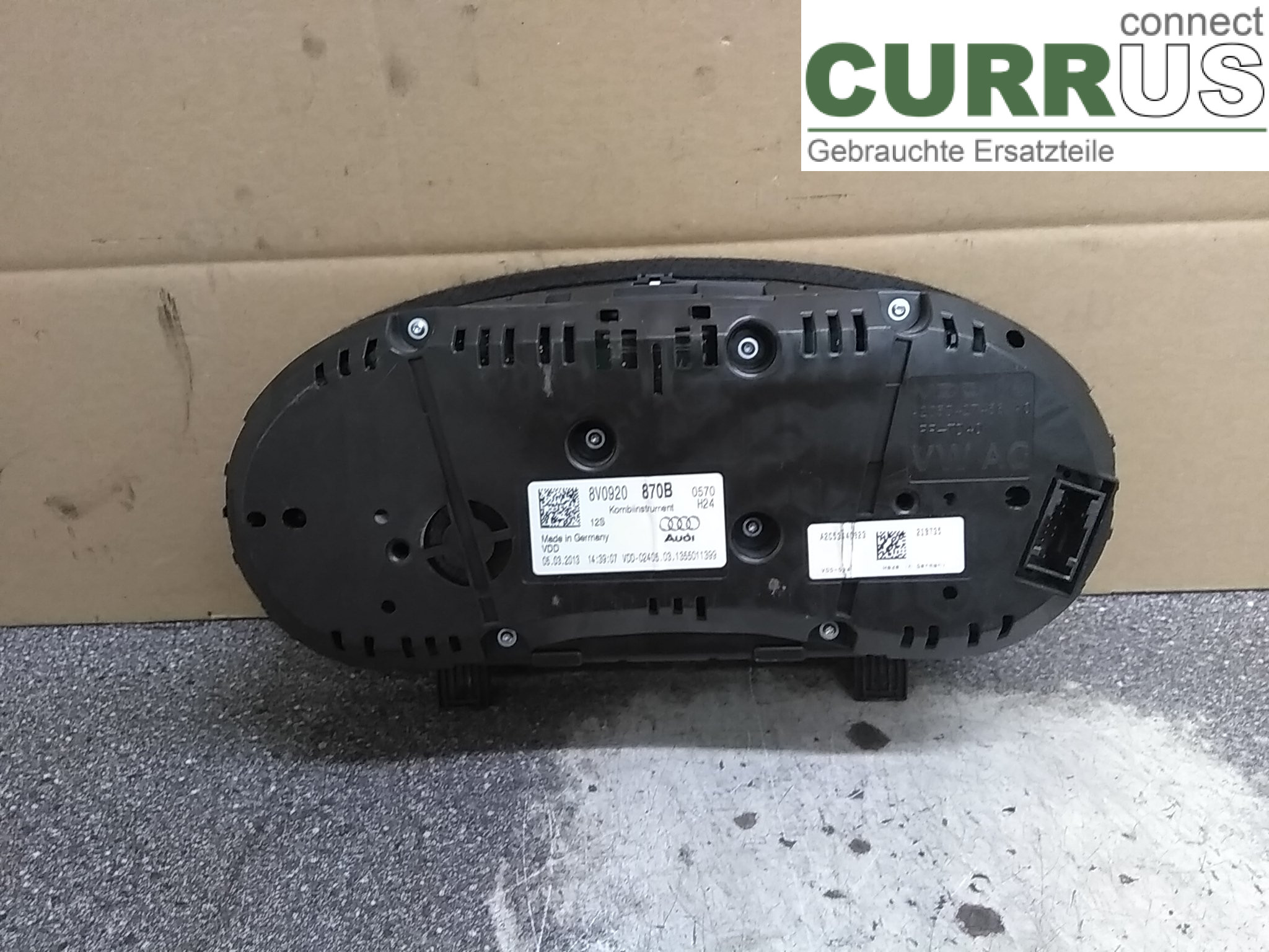  Instrument cluster / comb 8V0920870B 1.6TDI