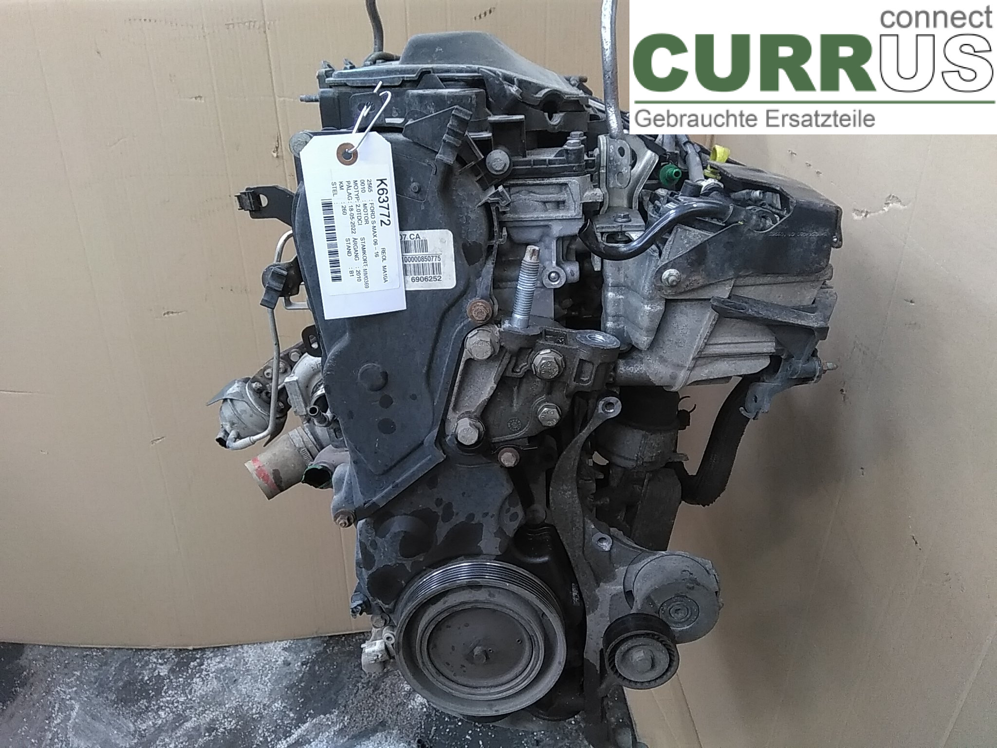  Motor 1681986 BEMÆRK 2.0TDCI