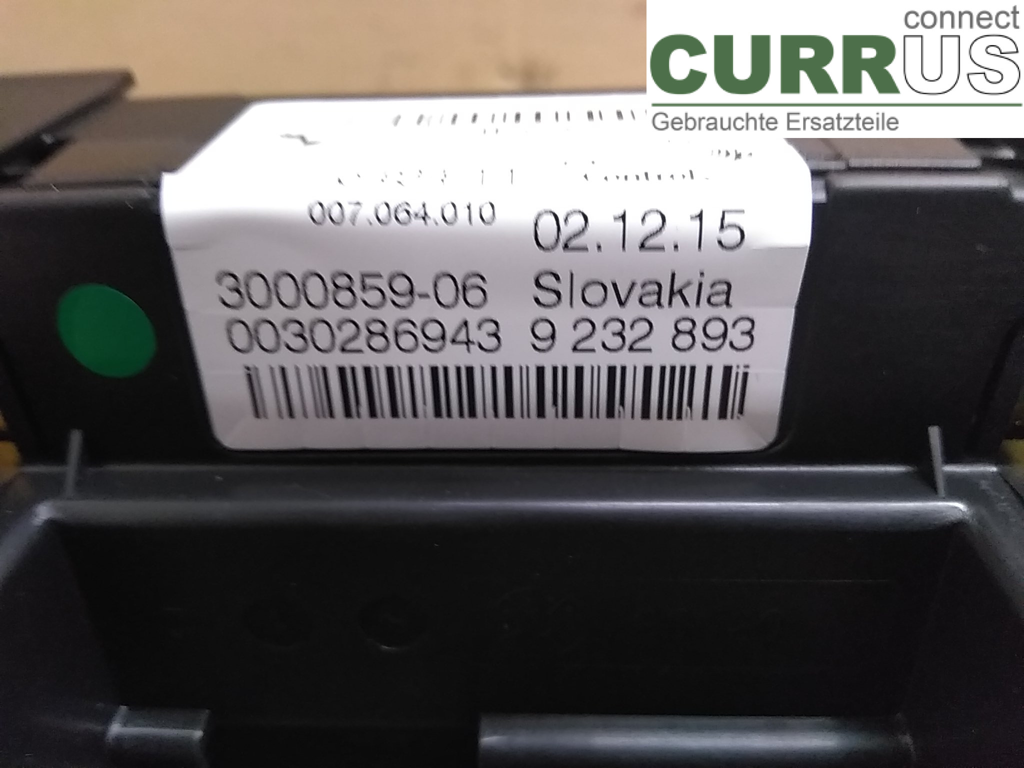 Instrument cluster / comb 17649411 2.0TDI