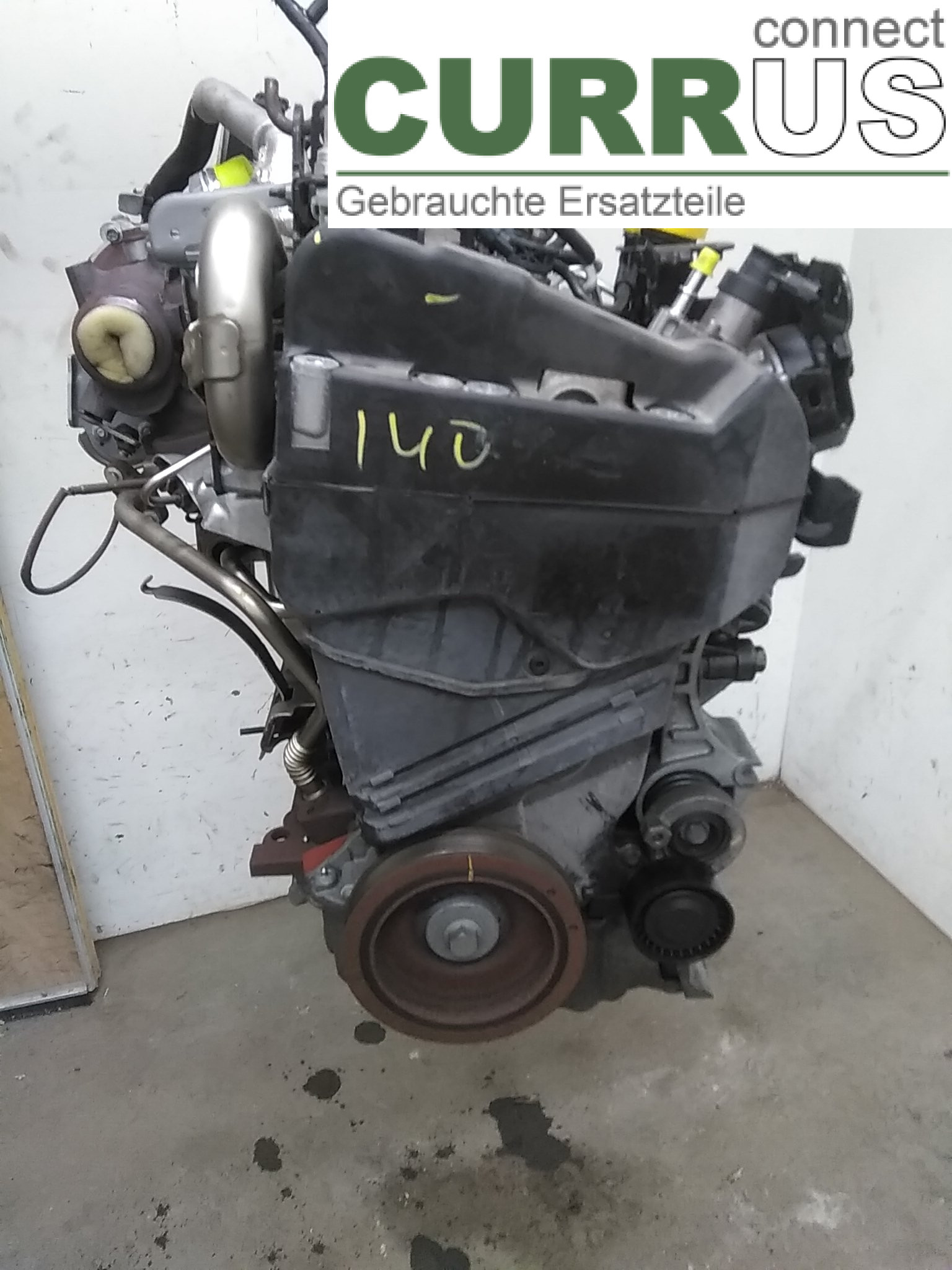  Silnik K9K 612/B1 PÅ GAS 1.5DCI
