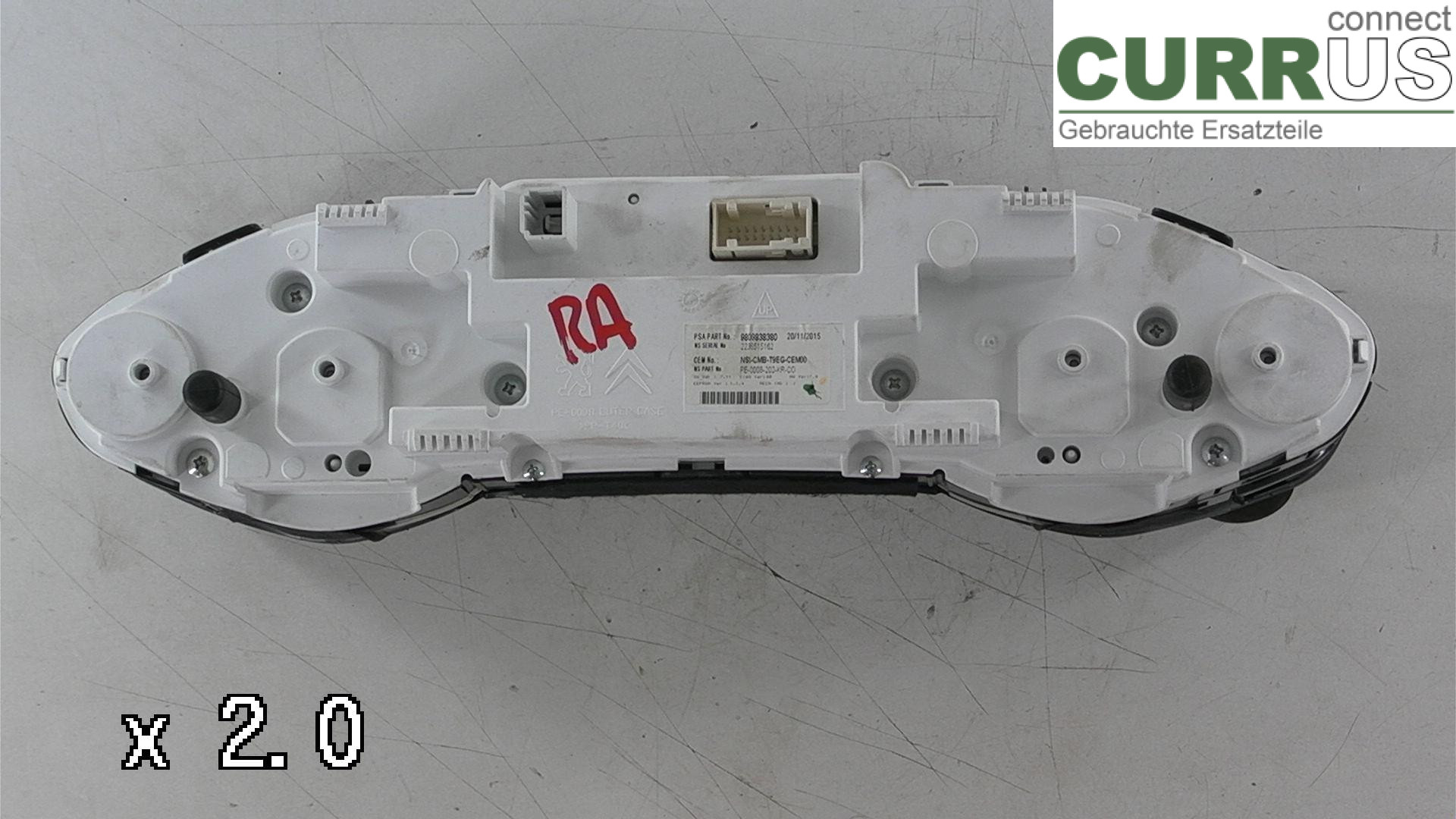  Bloc instruments / combiné 9809838380 1.6HDI