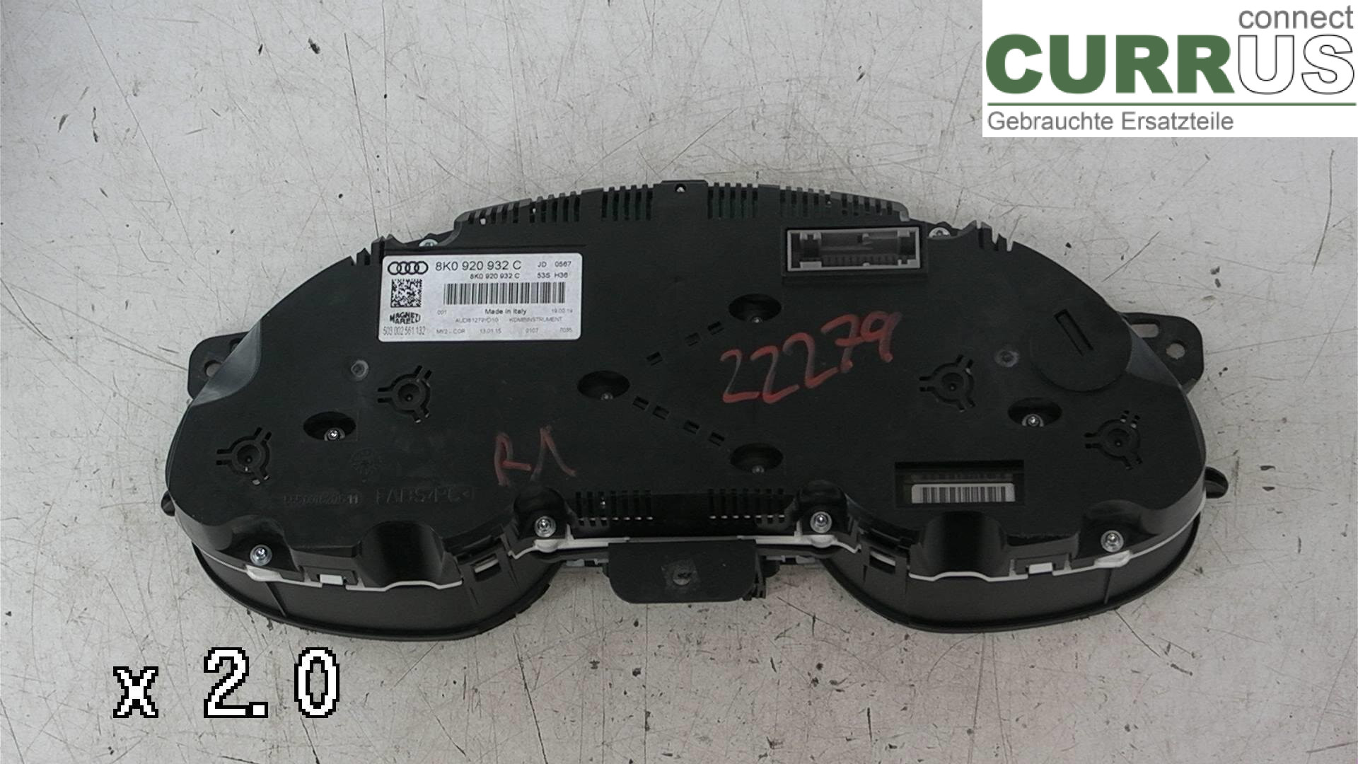  Bloc instruments / combiné 8K0920932C 1.8TFSI