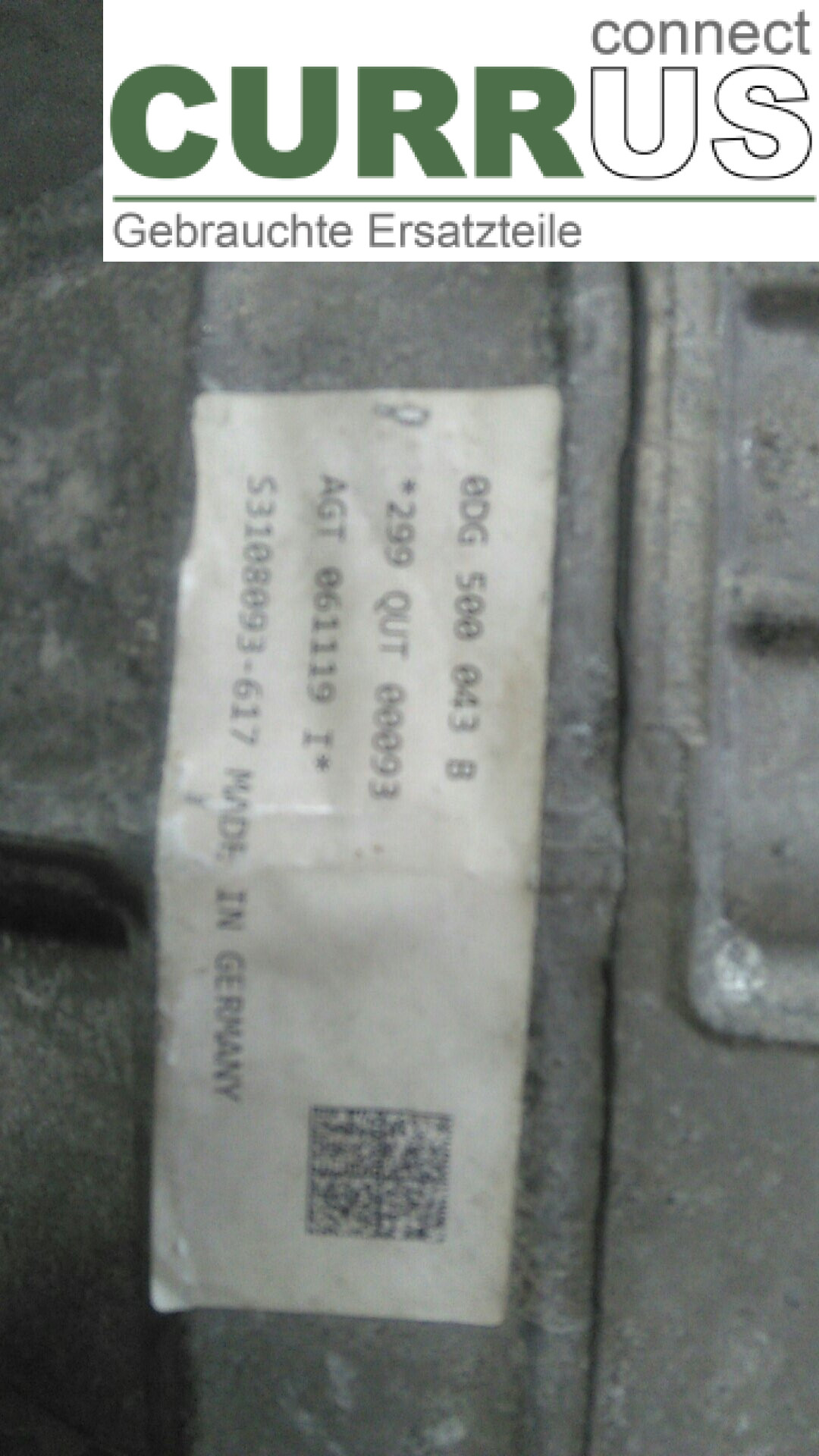  Differential 0DG500043B 4.0TDI