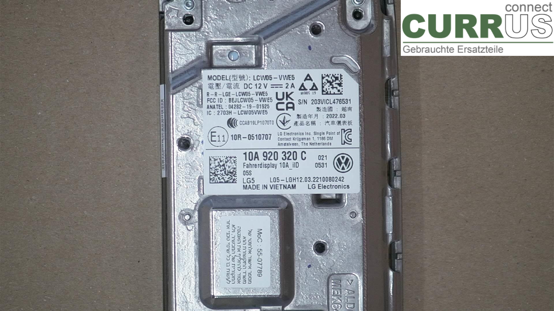 Instrument cluster / comb 10A920320C E-PRO