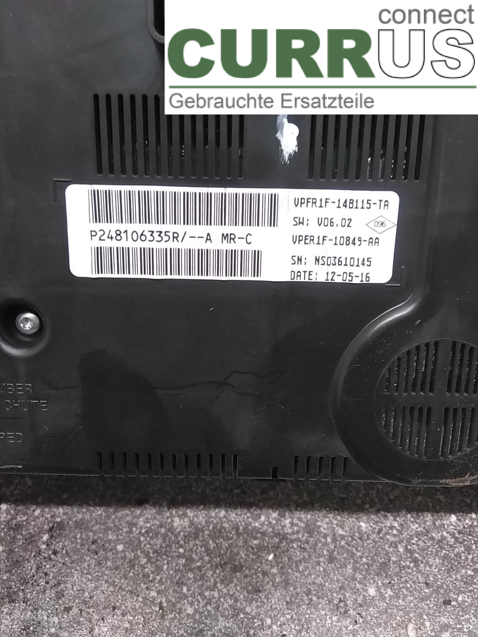  Instrument cluster / comb P248106335R 1.5DCI