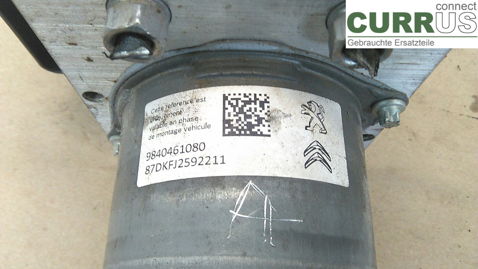  ABS Hydraulic unit 9840461080 1.5HDI4