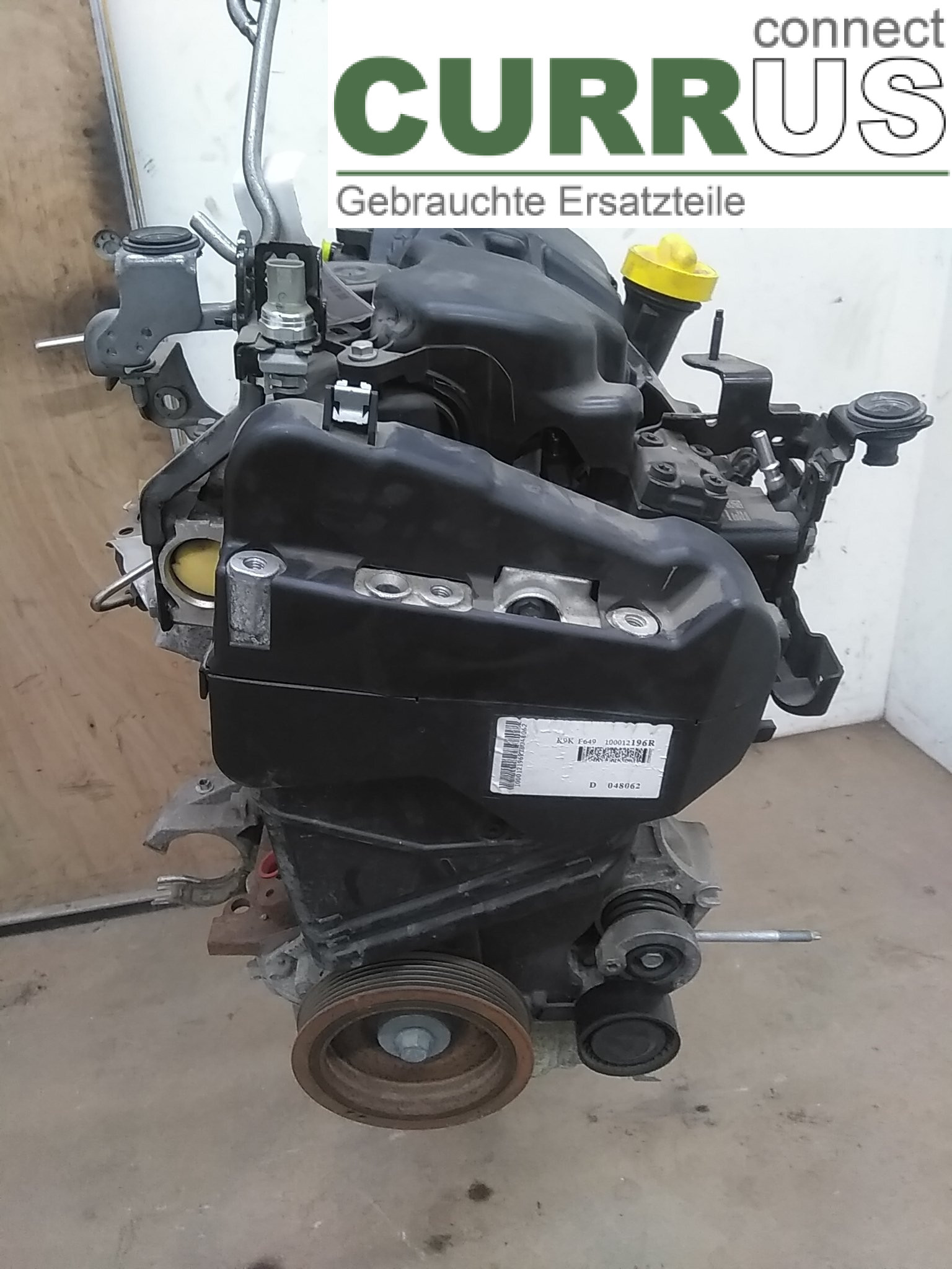  Engine K9K649 1.5DCI