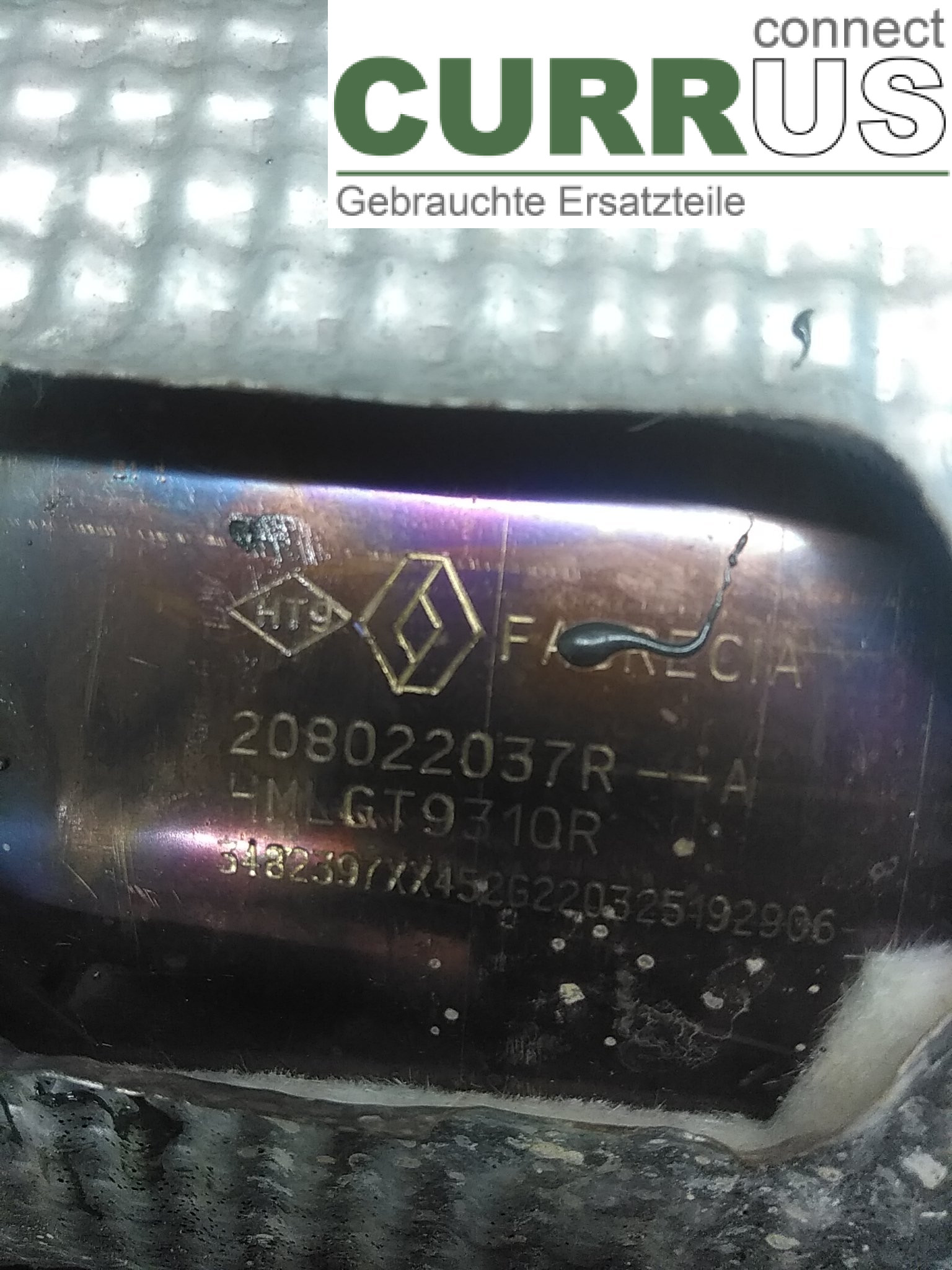  Particle Filter 208022037R/PÅ TURBO 1.5DCI