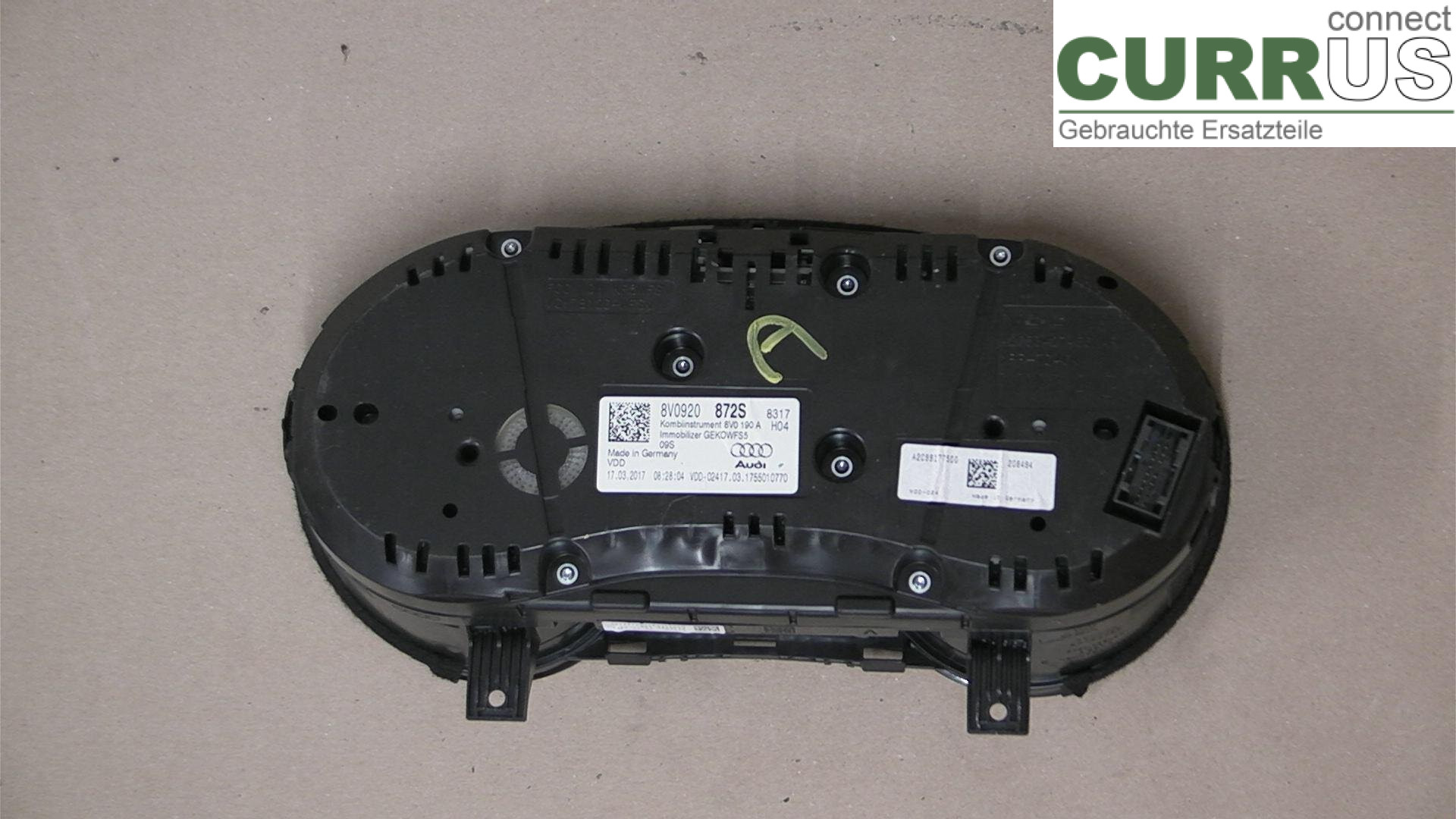  Instrumentenkombination 8V0920872S 2.0CRDI
