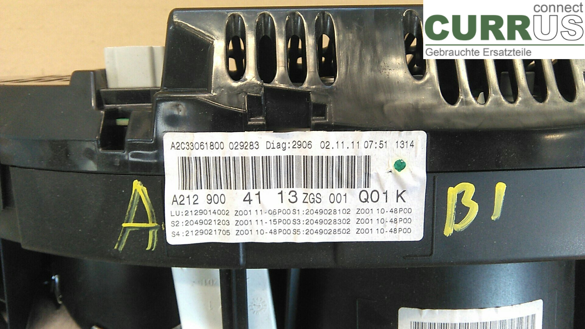  Instrumentpanel / kombiinstrument A2129004113 2.1CDI4