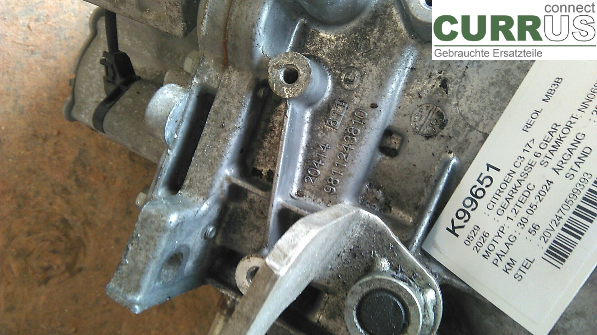  Gearbox (6-speed) 1629075380 1.2TEDC
