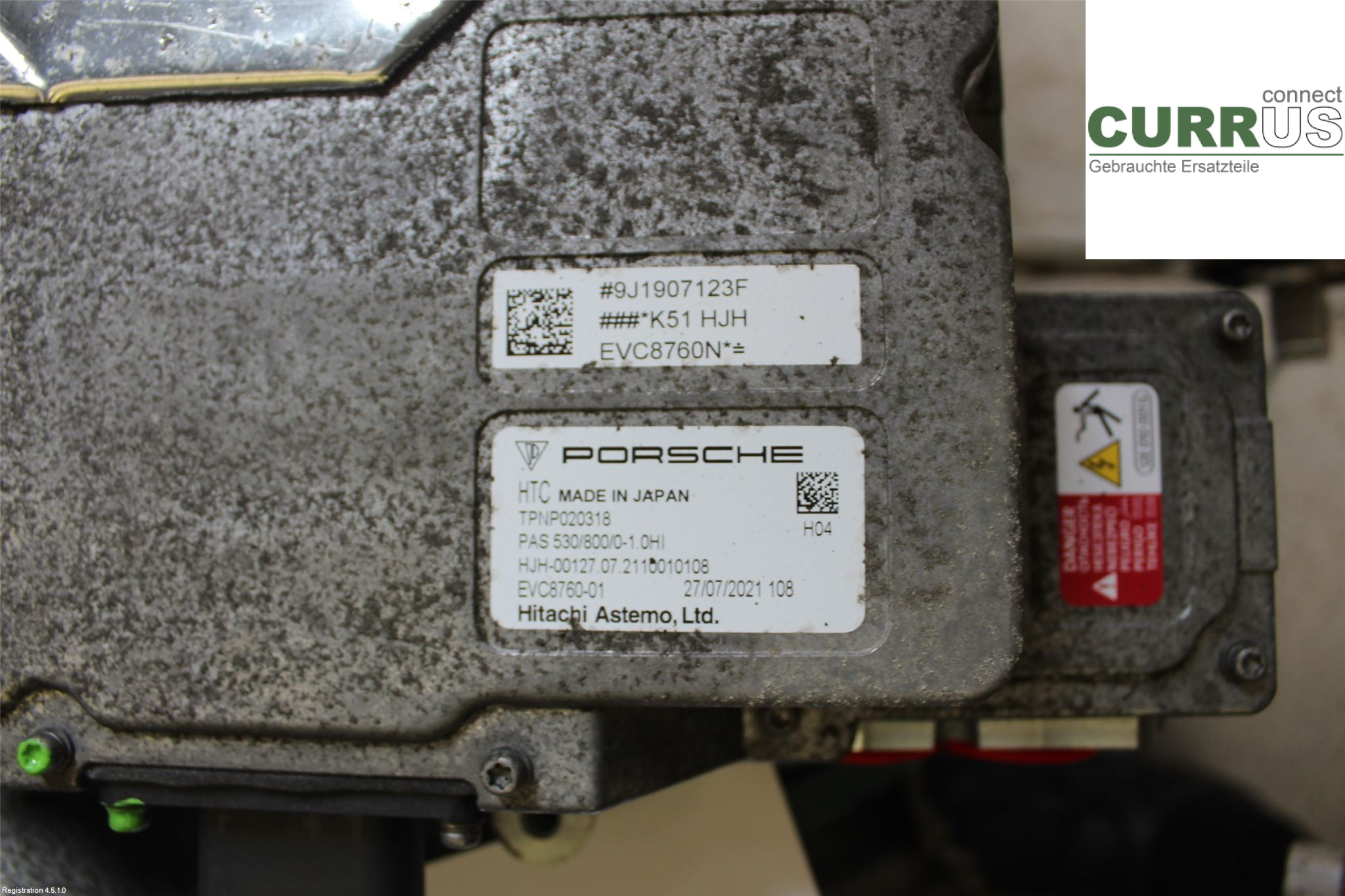 PORSCHE TAYCAN 20- Motor PAD901153DX EBF