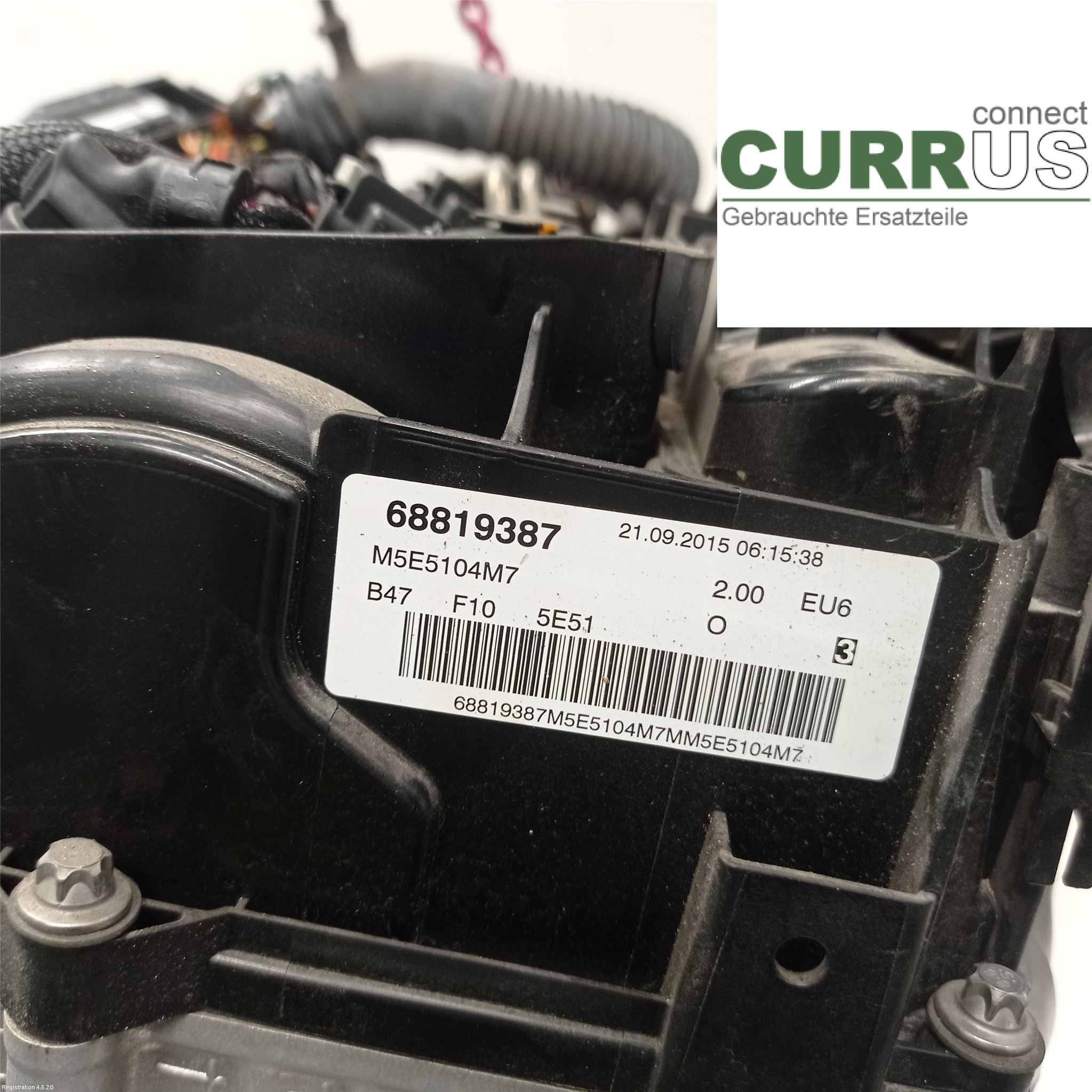 BMW F10/F11/F18  09-17 Moteur 11 00 2 473 073 B47-D20A