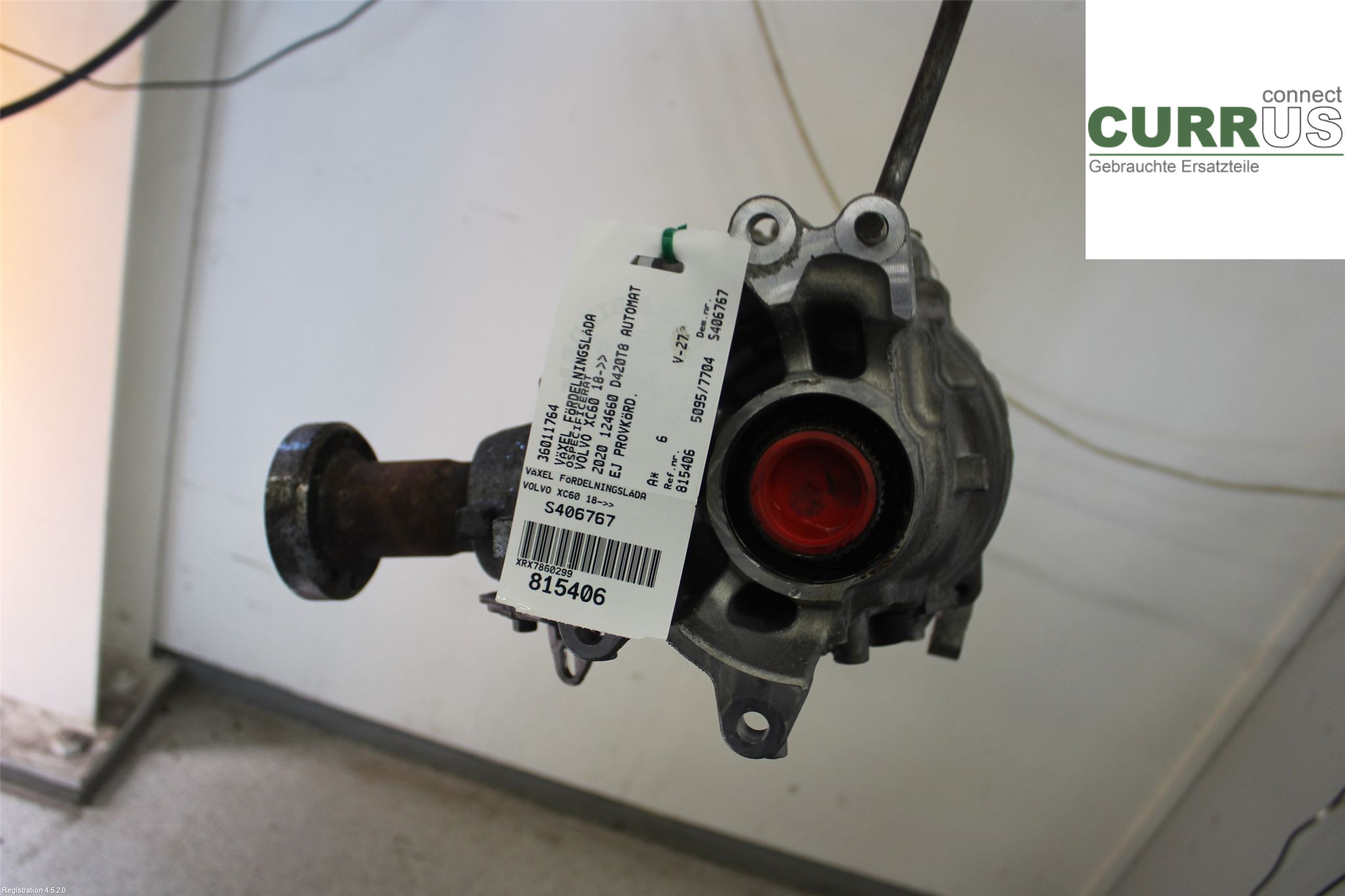 VOLVO XC60  18- Distribution gear box 36011764 D420T8