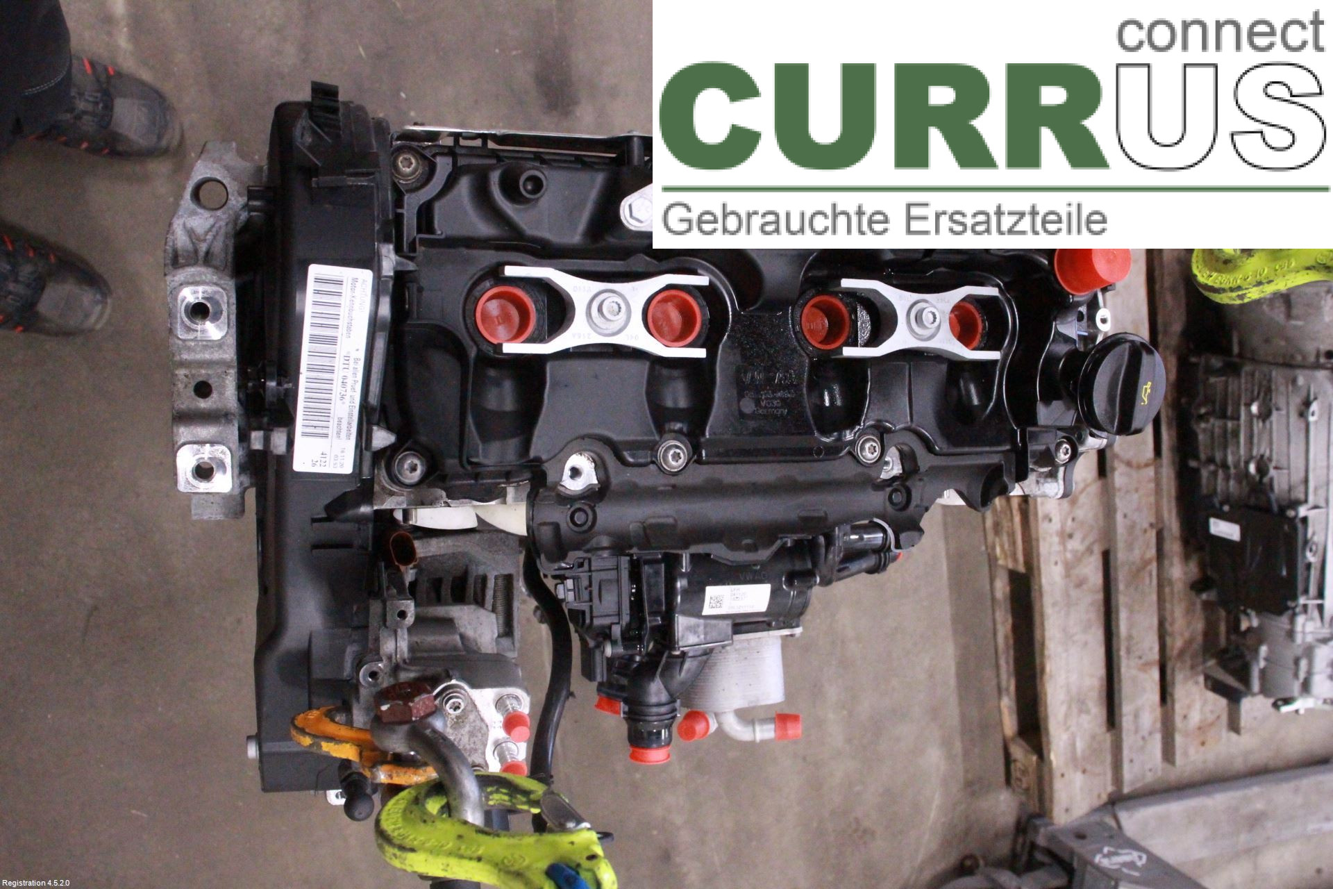 SKODA OCTAVIA 20- Engine 05L100031DX DTUA