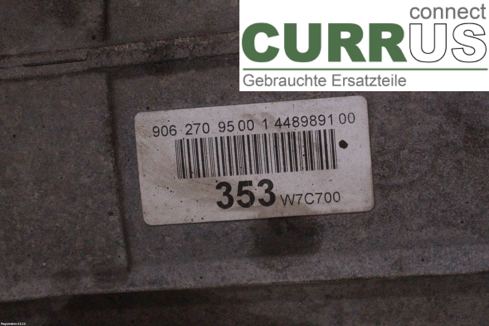 MB SPRINTER (W906) 06-18 Automatikgetriebe A906270990080 OM651.955